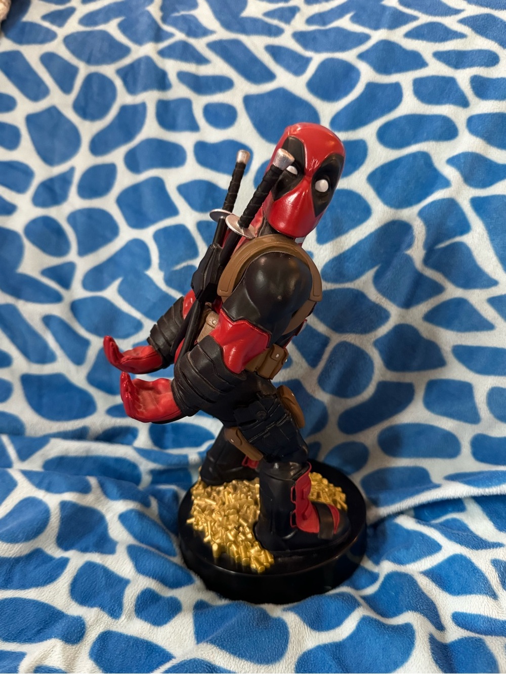 Marvel Deadpool Red & Black Sculpted Home Art Figurine